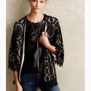 Anthropologie Laced Kimono, like new condition